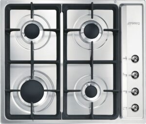 PARRILLA SMEG 60 CM GAS ACERO PS60GK