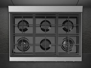 PARRILLA SMEG 90 CM GAS, INOX RTU366GX