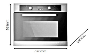 HORNO PIZARRO 60CM GAS MODELO TOSCANA HG-002-60