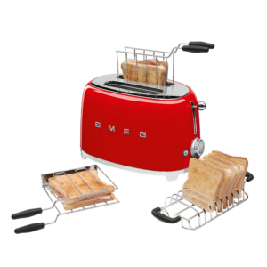TOSTADOR SMEG 2 REBANADAS ROJO	TSF01RDUS