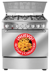 ESTUFA DE PISO A GAS Y HORNO AIR FRYER 30″  KOBLENZ MODELO EK-3131FD-IIRLE FIRENZE