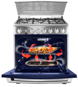 ESTUFA DE PISO A GAS Y HORNO AIR FRYER 30″  KOBLENZ MODELO EK-3131FD-IIRLE FIRENZE