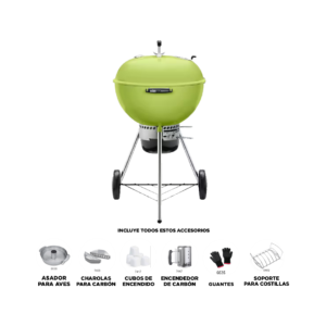 ASADOR A CARBON MASTER WEBER TOUCH DEEP SPRING GREEN 22″ MARCA WEBER MODELO 14511601