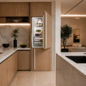 REFRIGERADOR SMEG 60 CM CONGELADOR INFERIOR PANELABLE CB300U