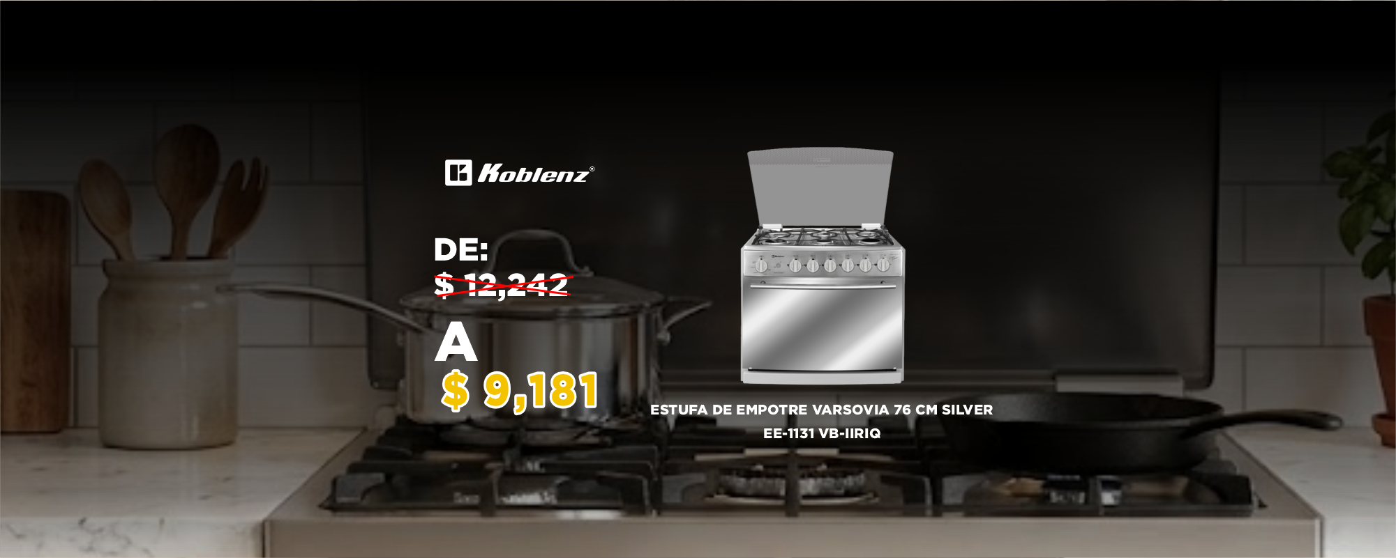 estufa varsovia EE-1131 VBIIRIQ