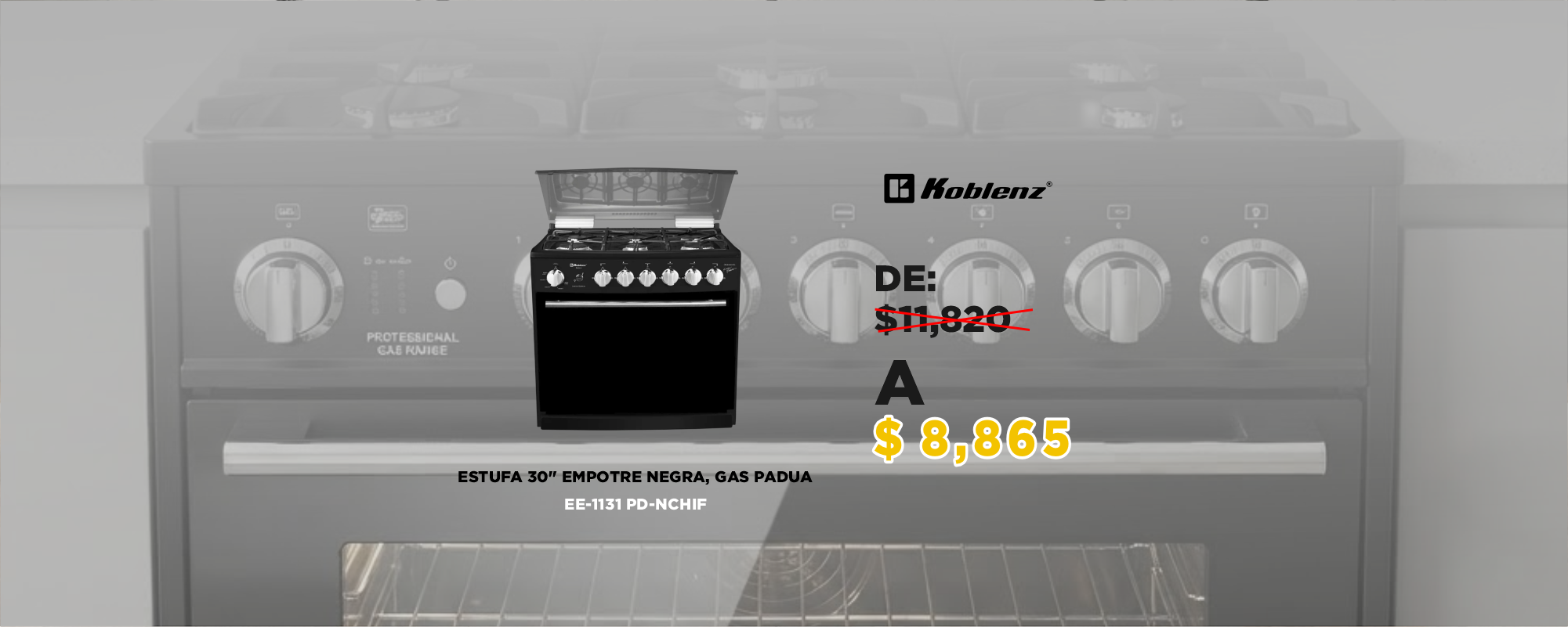 ESTUFA PADUA EE-1131 PDNCHIF