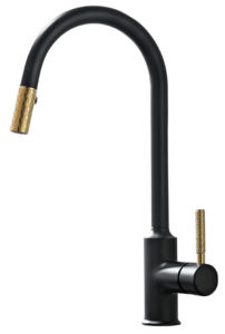 MONOMANDO DESC. TECNOLAM PARA COCINA SEMIPROFESIONAL NEGRO MATE+ORO TEC534NEGRO/ORO