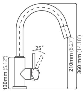 MONOMANDO ECLIPSE EXTRAIBLE SIN/DOSIFIC ECLIPSEMEZKS3033	 ECLIPSEKS3033