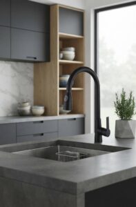 MONOMANDO AMUER 45 CM NEGRO AMUF9919BK